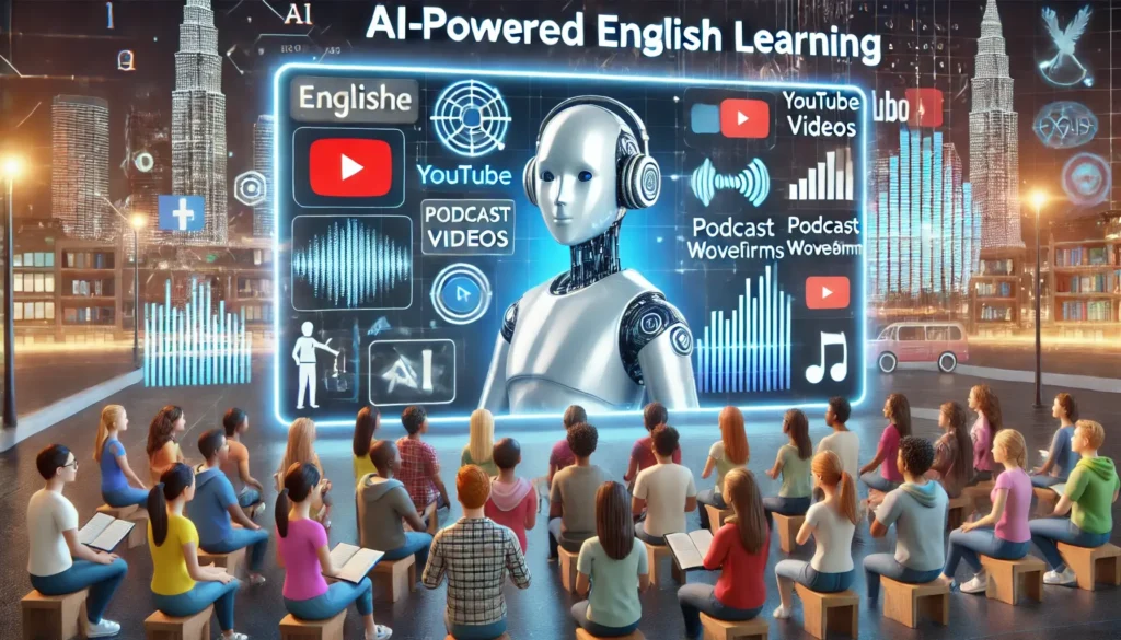 دوره زبان انگلیسی با هوش مصنوعی