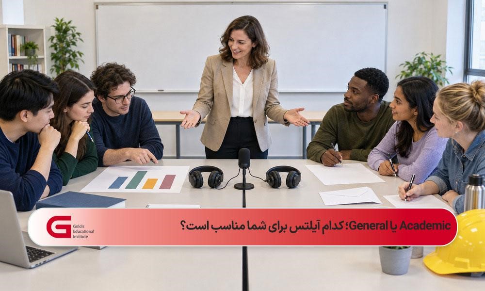 مقایسه آموزشی آیلتس آکادمیک و جنرال با همراهی مدرس