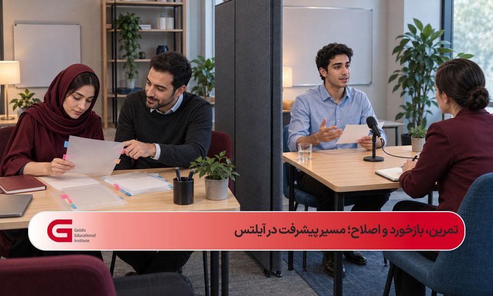 بازخورد مدرس برای رایتینگ و تمرین مصاحبه اسپیکینگ آیلتس