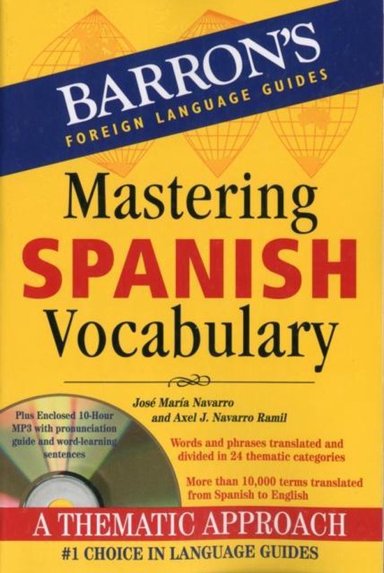 کتاب آموزشی Mastering Spanish Vocabulary