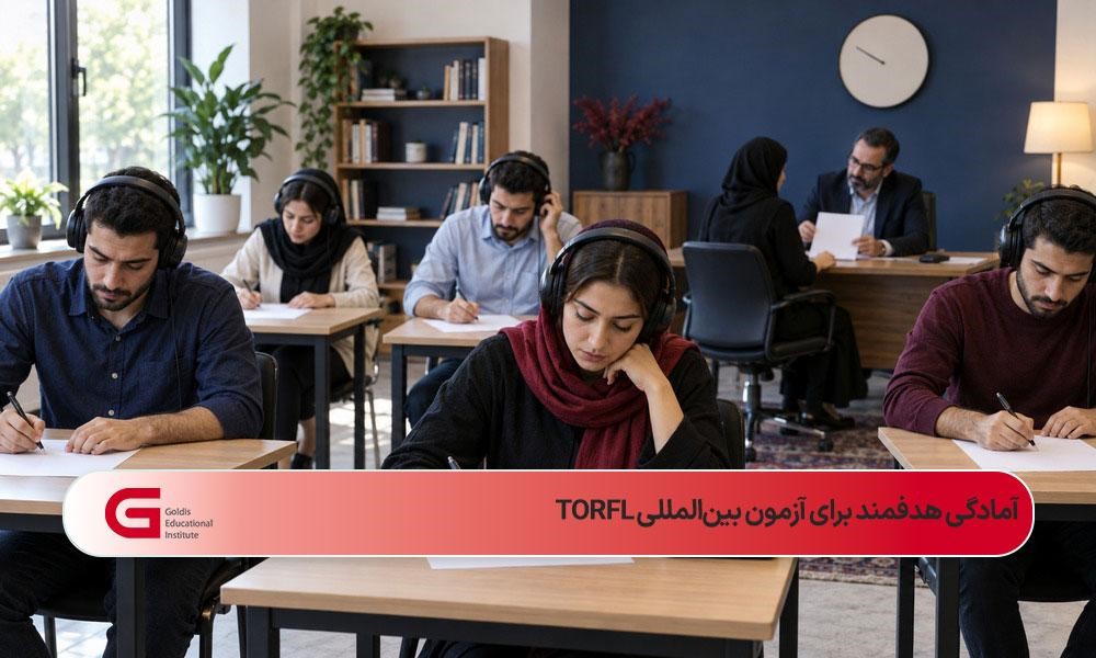 زبانآموزان در جلسه شبیهسازی و آمادگی آزمون زبان روسی TORFL