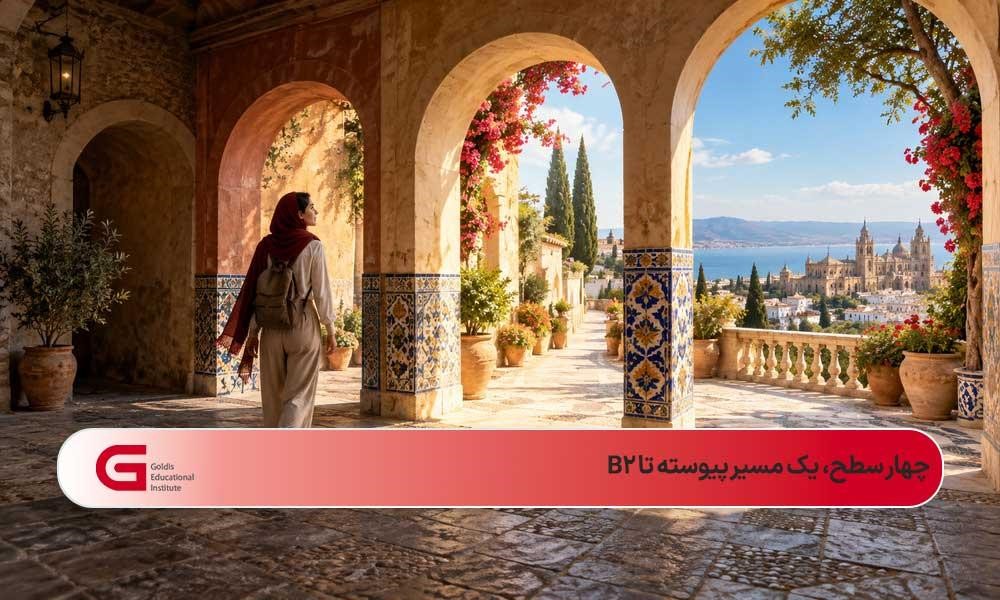 زبانآموز در مسیر مرحلهای یادگیری زبان اسپانیایی از A1 تا B2